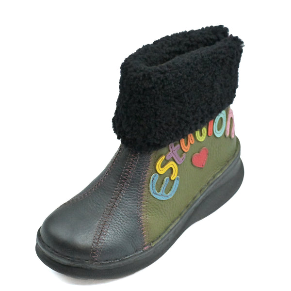 Oak silver rainbow shoes