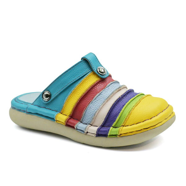 Oak silver rainbow shoes