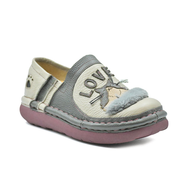 Oak silver rainbow shoes